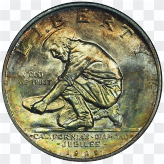 California Half Dollar Obverse - Coin Clipart