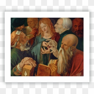 Jesus Among The Doctors - Albrecht Durer Clipart