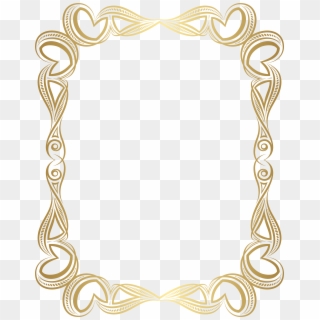 Decorative Border Frame Gold Transparent Png Image Clipart