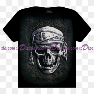 Disney's Pirates Of The Caribbean Puffed 3d Printed - Skull Clipart