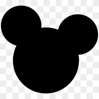 Mickey Head Silhouette Company Minnie Walt The Clipart - Cabeça Do Mickey Para Imprimir - Png Download