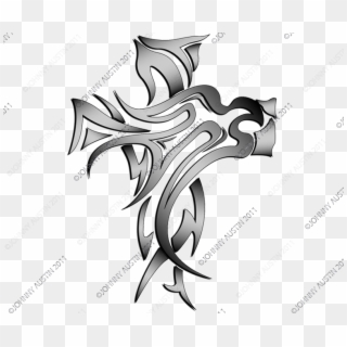 Holy Spirit Dove Tattoo - Holy Spirit Cross Tattoo Clipart