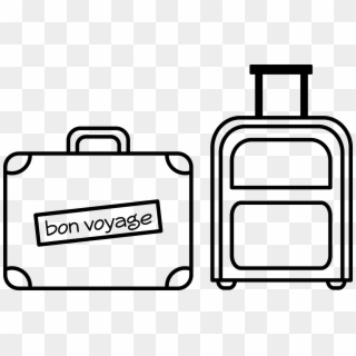 Collection Of - Easy Drawing Of A Suitcase Clipart