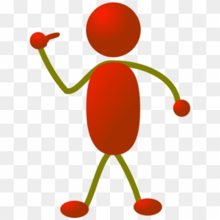 Stickman Pointing Finger To Himself - Person Pointing To Self Clipart - Png Download