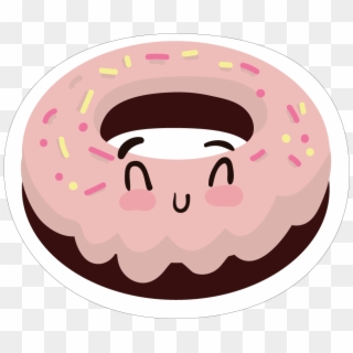 Collection Of Free Transparent Donut Cute Download - Donut Cartoon Clipart