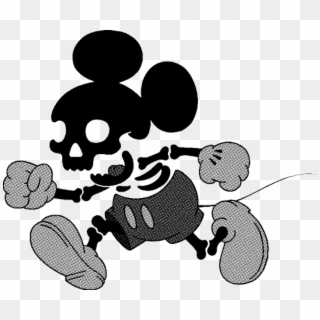 #mickey #mickeymouse #dead #skeletons #skeleton #bone - Skeleton Mickey Mouse Clipart