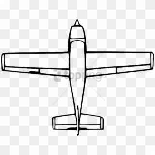 Free Png Cartoon Plane From Above Png Image With Transparent - Aircraft Port And Starboard Clipart
