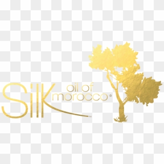 Gold Foil Logo White - Silk Of Morocco Clipart