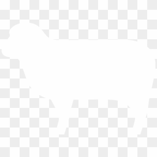 Pig - Sheep - Pig - White Sheep Silhouette Transparent Clipart