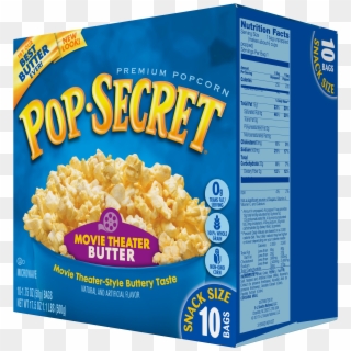 Pop Secret Movie Theater Butter Microwave Popcorn, - Pop Secret Popcorn Butter Clipart