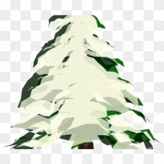 Pine Tree Clipart Snowy - Tree Christmas Vector Png Transparent Png