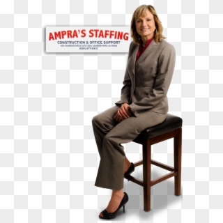 Ampras Office Worker - Sitting Clipart