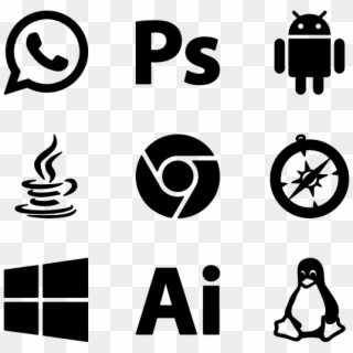 Logo Compilation - Operating System Icons Clipart