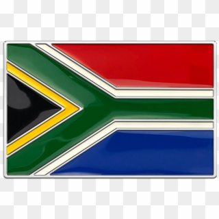 South Africa Flag Buckle - Parallel Clipart