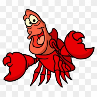 Mermaid Png Sebastian - Sebastian The Crab Clipart