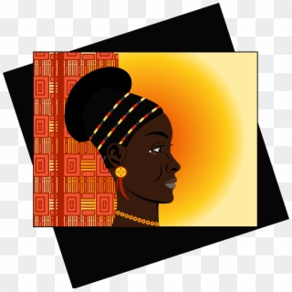 Black Woman African Black Woman Png Image - رسم افريقيا Clipart