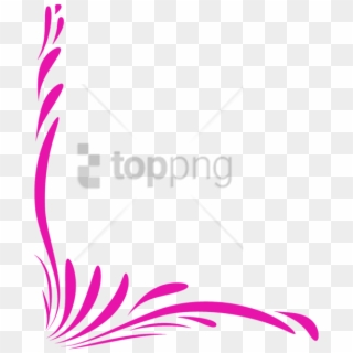 Free Png Colorful Floral Corner Borders Png Png Image - Colourful Corner Border Designs Clipart