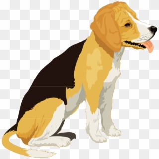 Beagle Vector Sad Puppy - Dog Free Clip Art - Png Download
