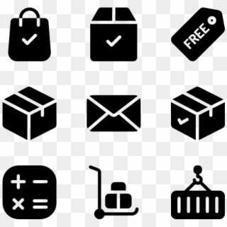Package Delivery - Date Time Venue Icon Clipart