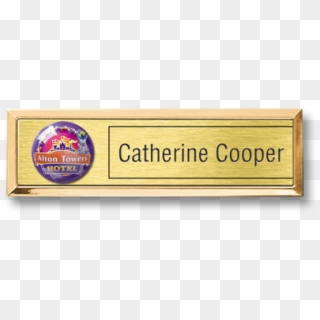 Re Usable Theme Park, Staff Name Badge - Signage Clipart