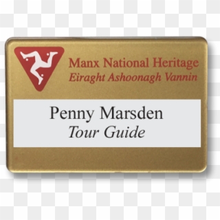 Re Usable Tour Guide Name Badges - Sign Clipart