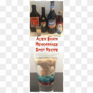Alien Brain Hemorrhage Shot Recipe Just Plum - Alcoholic Beverage Clipart