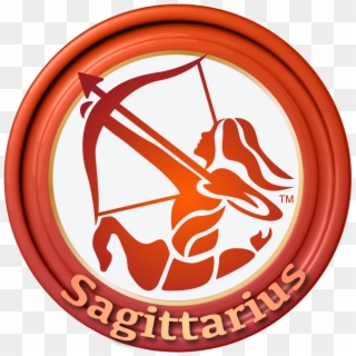 Zodiac Sign - Sagittarius - Circle Clipart