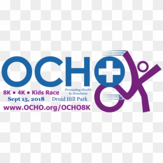 Ocho 8k 2018 Web Races Slogan - Depot 96 Clipart
