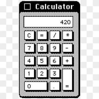 La Calculadora Gris Y Nergo Y Blanco School Computers, - Steve Jobs Calculator Design Clipart