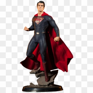 Man Of Steel - Dc Man Of Steel Premium Format Superman Statue Clipart