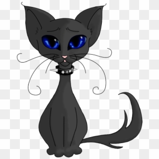 Png Goth Cats - Black Cat Clipart