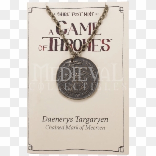Daenerys Targaryen Meereen Coin Necklace - Locket Clipart