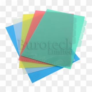 Transparent Plastic Folder - Construction Paper Clipart