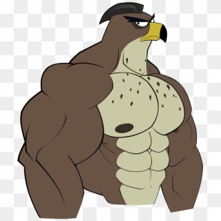 Falcon Clipart Muscle - Muscle Falcon - Png Download
