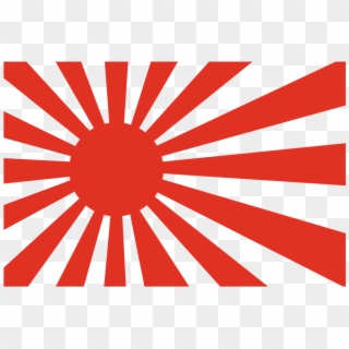 Rising Sun Flag Png , Png Download - Japan Rising Sun Decal Clipart