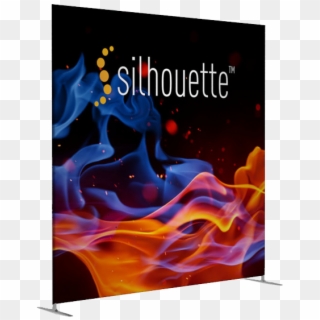 Silhouette™ 8′ - Blue And Red Fire Clipart