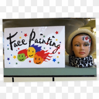 Poster And Face Paint Sample - Picture Frame Clipart