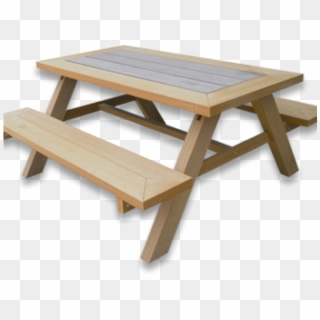 Picnic Table Clipart Clear Background - Garden Furniture - Png Download
