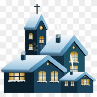 Free Png Winter Houese Png Images Transparent - Chapel Clipart