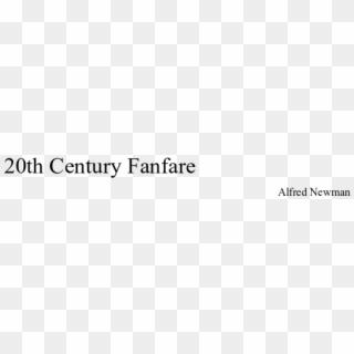 20th Century Fanfare - Bank Clipart