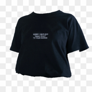 Shirt Black Blackandwhite Grunge Edgy Aesthetic Png - Active Shirt Clipart