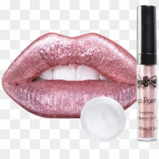 False Picture Of Obsessed Metallic Lip Color - Lip Gloss Clipart