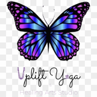 Uplift Yoga & Healing Arts Studiouplift-yoga - Purple Transparent Background Butterfly Clipart
