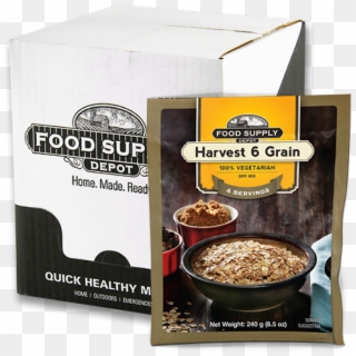 Harvest 6 Grain Multigrain Cereal Box - Breakfast Cereal Clipart