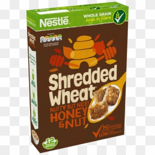 Shredded Wheat Honey & Nut Cereal Box - Nestle Clipart