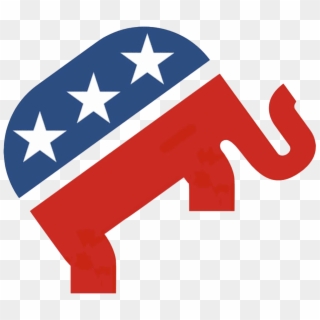 Republican Elephant Transparent - Republican Elephant Transparent Background Clipart