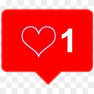 #remixit #heart #like #instagram #notification #effect - Heart Clipart