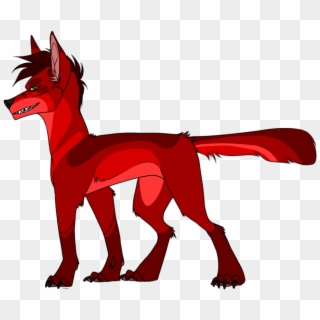 Canidae, Dog, Demon, Red, Dog Like Mammal Png Image - Cartoon Clipart