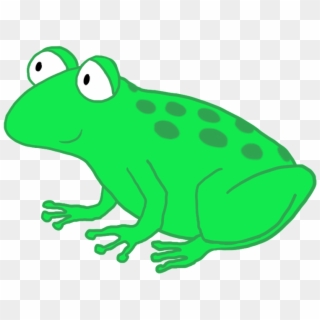 Green Frog Clipart Coqui Frog - Frog Cartoon No Background - Png Download