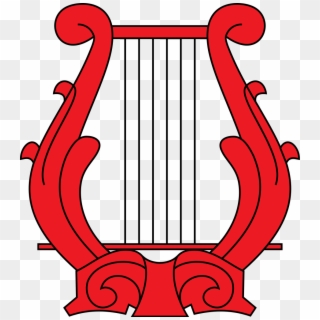 Harp Clipart Heraldic - Coat Of Arms Lyre - Png Download
